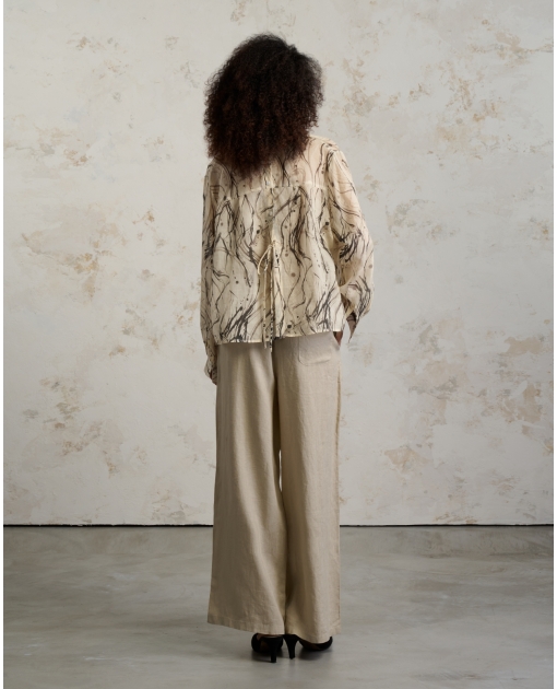 Bụi - Tie-back button up