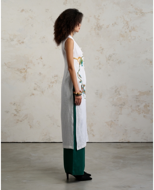 Xuân Xanh - Linen Modernized Áo Dài