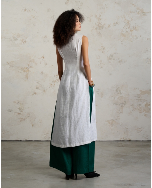 Xuân Xanh - Linen Modernized Áo Dài