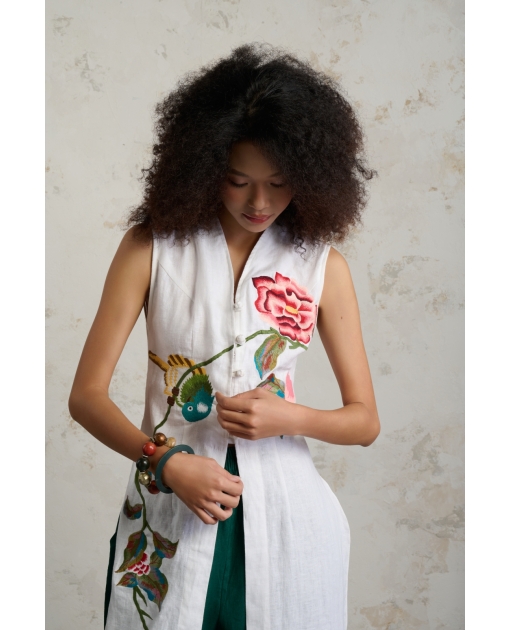 Xuân Xanh - Linen Modernized Áo Dài