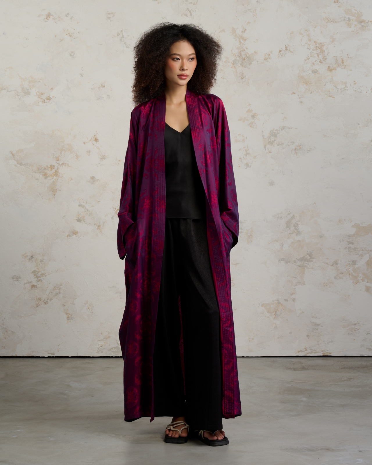 Silk robe - Long version